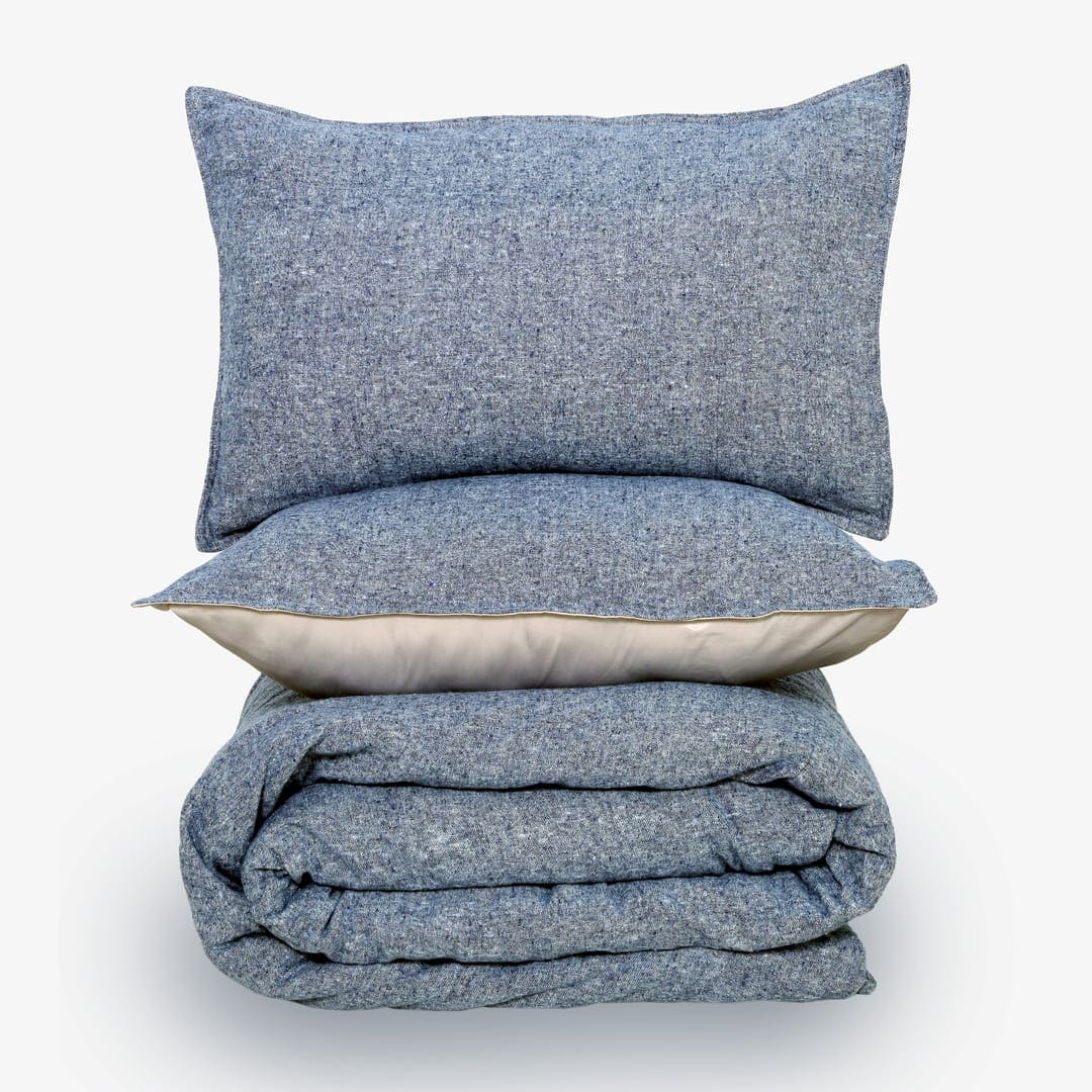 Zarf California King Size Reversible Quilt  With 2 pillowcases and 1 Breakfast Cushion cover - Harbour