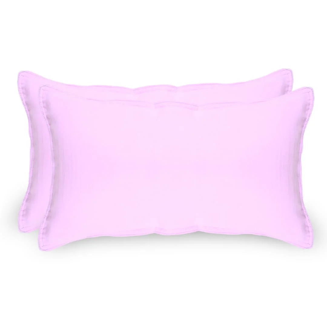 Linen Blend AC Comforter With 2 Pillow Cases and 1 Breakfast Pillow - Promenade