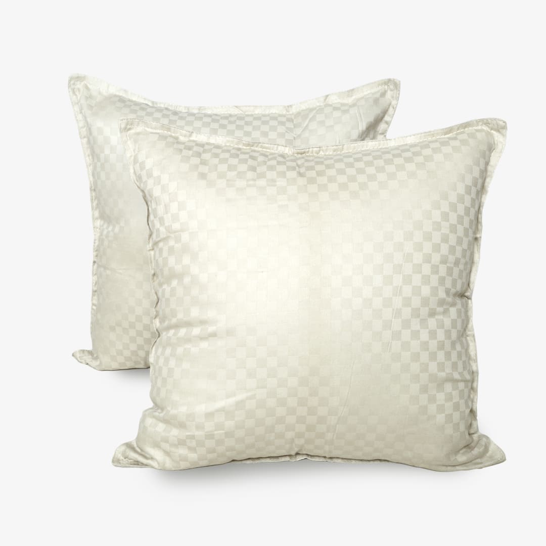 ZARF Egyptian Cotton Comforter With 2 Pillowcases & 2 Cushion Covers - Bisque