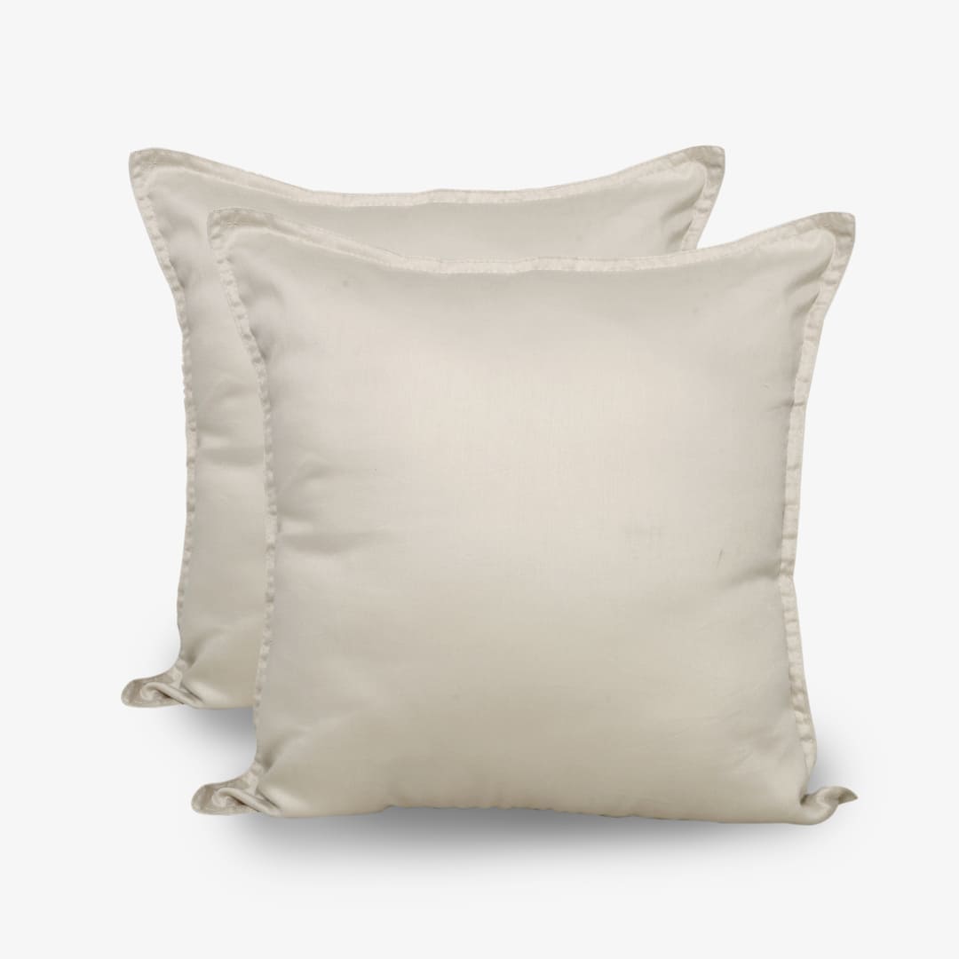Egyptian Cotton Cushion Covers- Set Of 2 - Shell