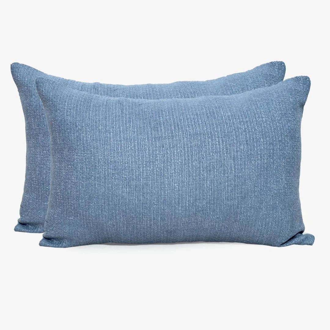 Jacquard Pillow Covers Set Of 2 - Cielo