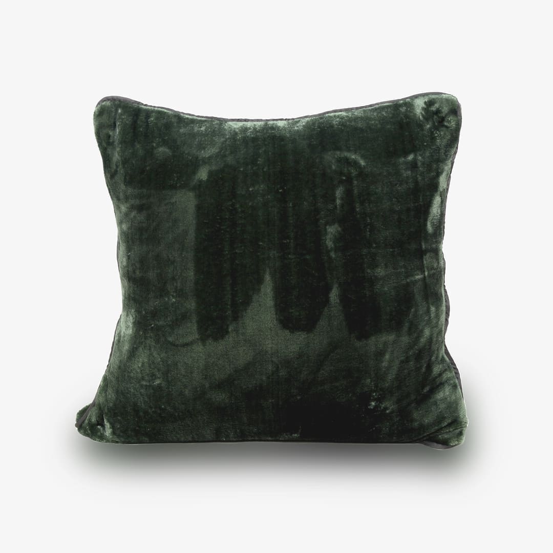 AC Blanket Cushion Covers-Set of 2 - Olive