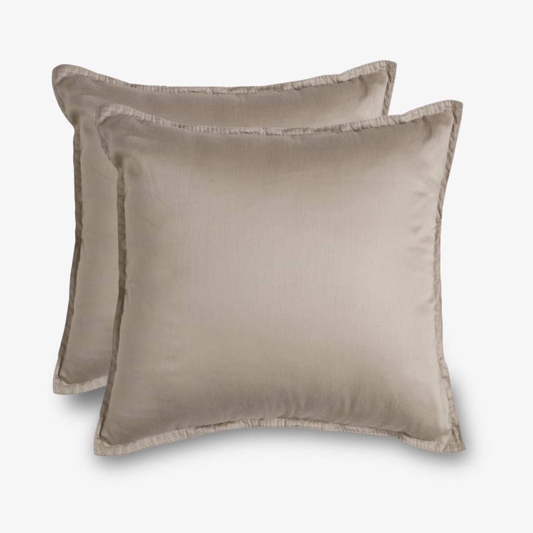 ZARF Egyptian Cotton Comforter With 2 Pillowcases & 2 Cushion Covers - Dove