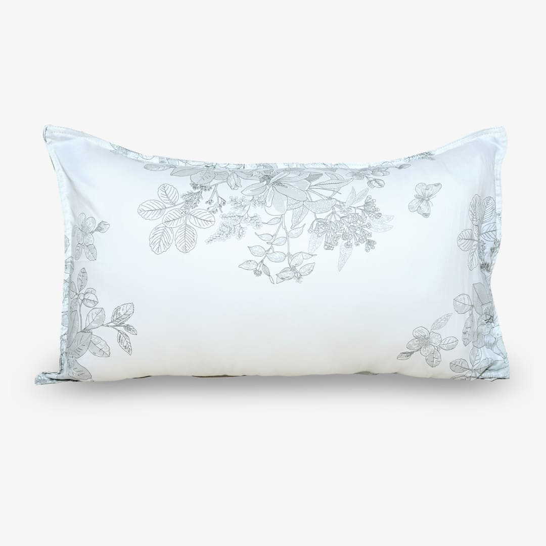 Zarf AC Comforter With 2 Pillow Cases and 1 Breakfast Pillow For Single Size Bed- Willow