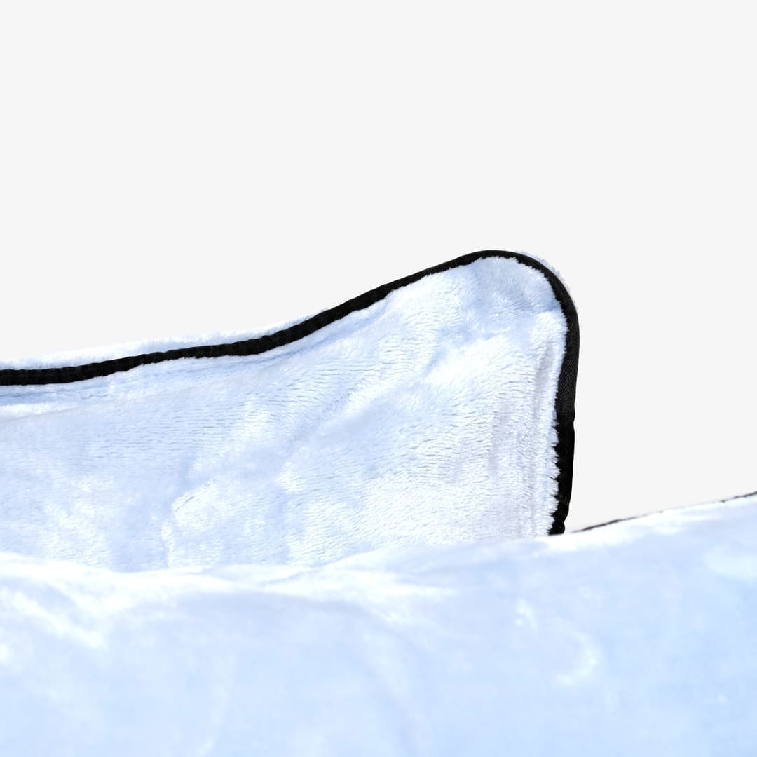 AC Blanket Cushion Covers-Set of 2 - Powder Blue