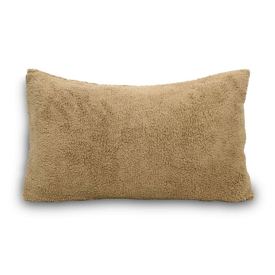 Faux Shearling Pillow Covers Set Of 2 - Vanilla Ivory
