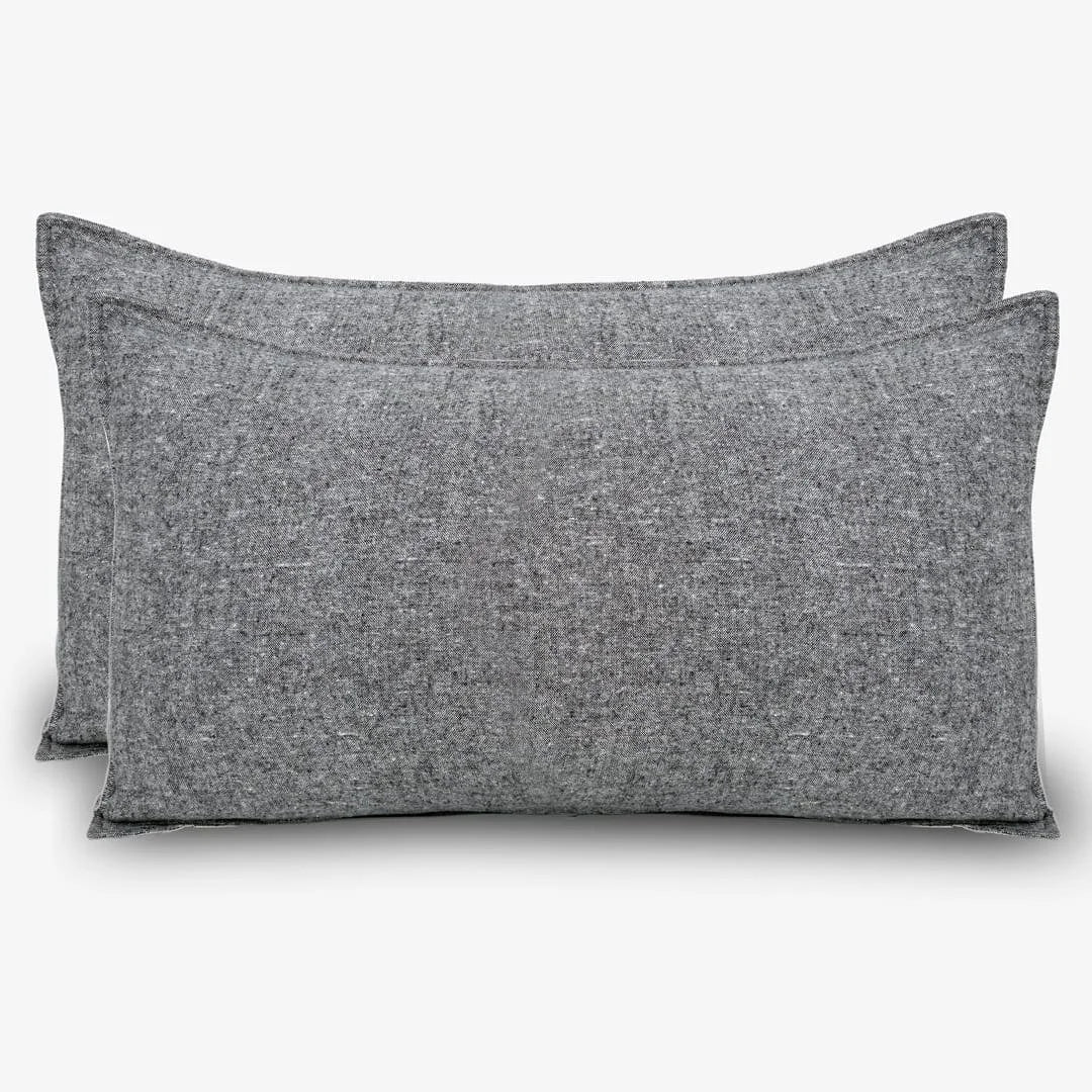 Linen Blend AC Comforter With 2 Pillow Cases and 1 Breakfast Pillow - Harbour