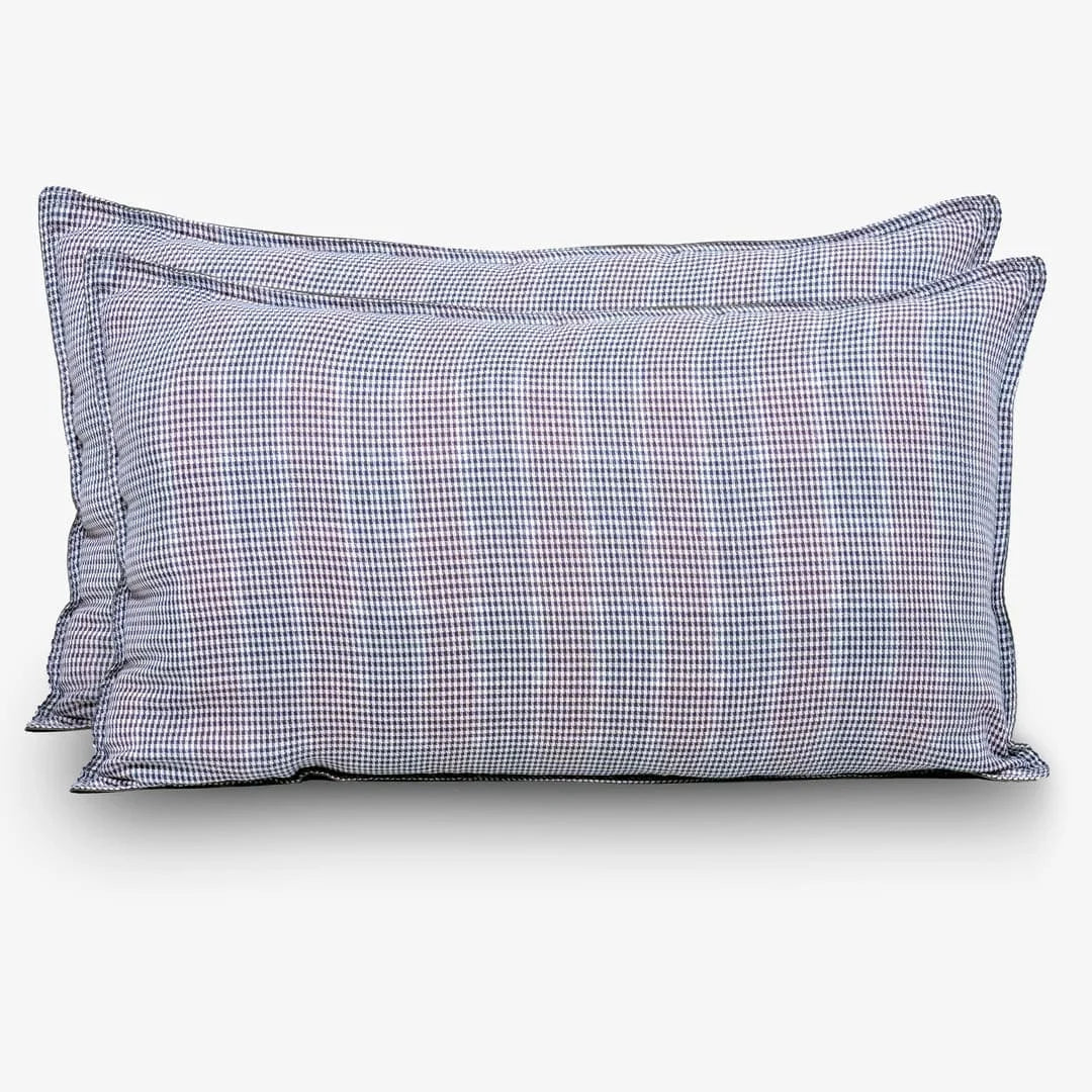 Linen Blend AC Comforter With 2 Pillow Cases and 1 Breakfast Pillow - Iskora