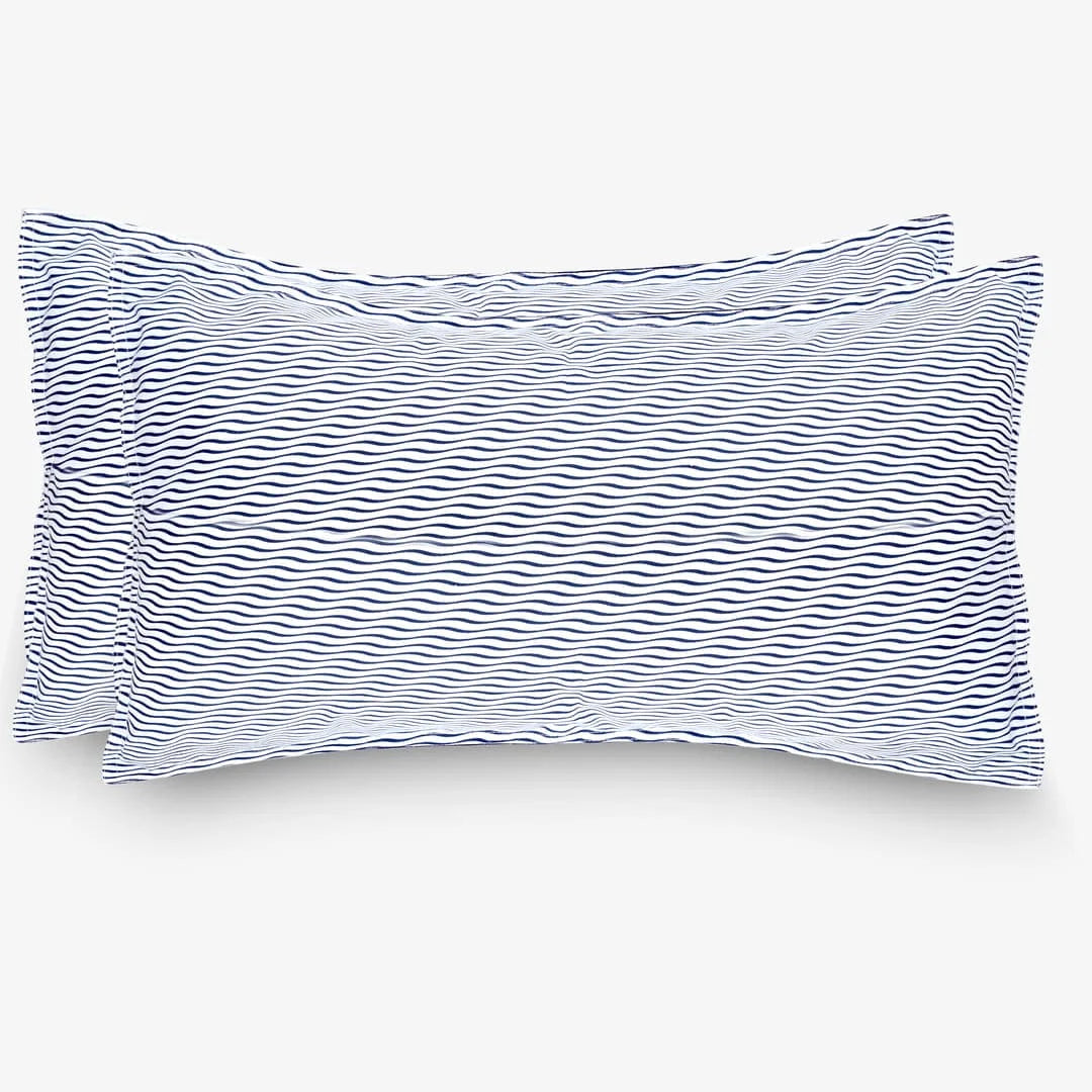 Zarf Linen Blend Bedding Set Of 9 - Inkwave