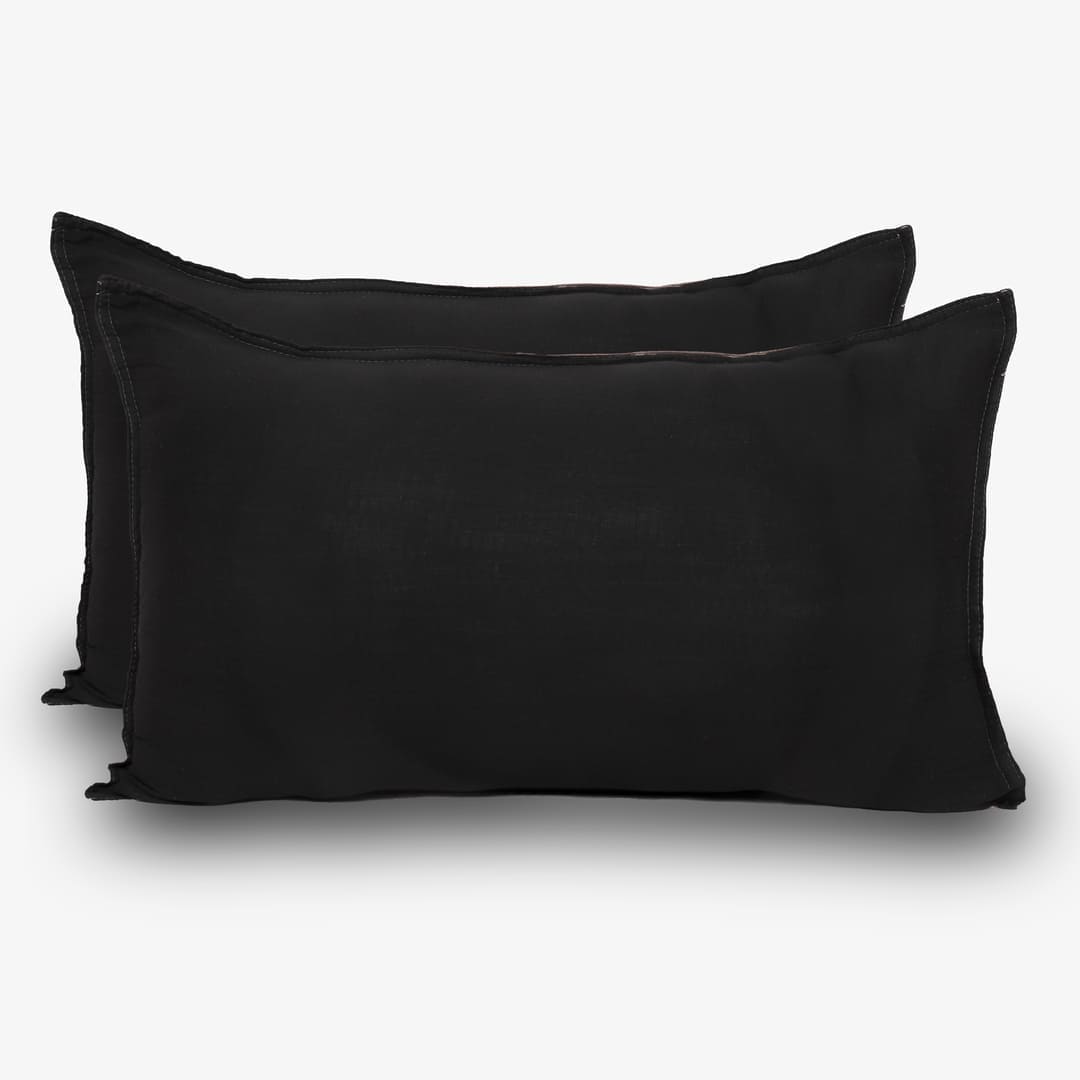 Zarf Linen Blend Bedding Set Of 9 - Cosmos