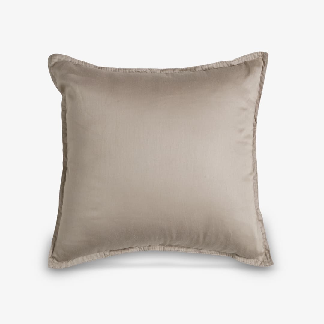 Egyptian Cotton Cushion Covers- Set Of 2 - Dove