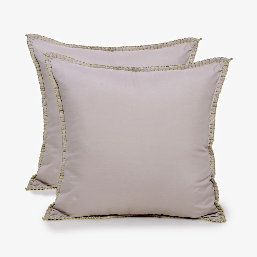 Zarf California King Size AC Comforters With 2 Pillow Cases & 2 Cushion Covers - Dusk