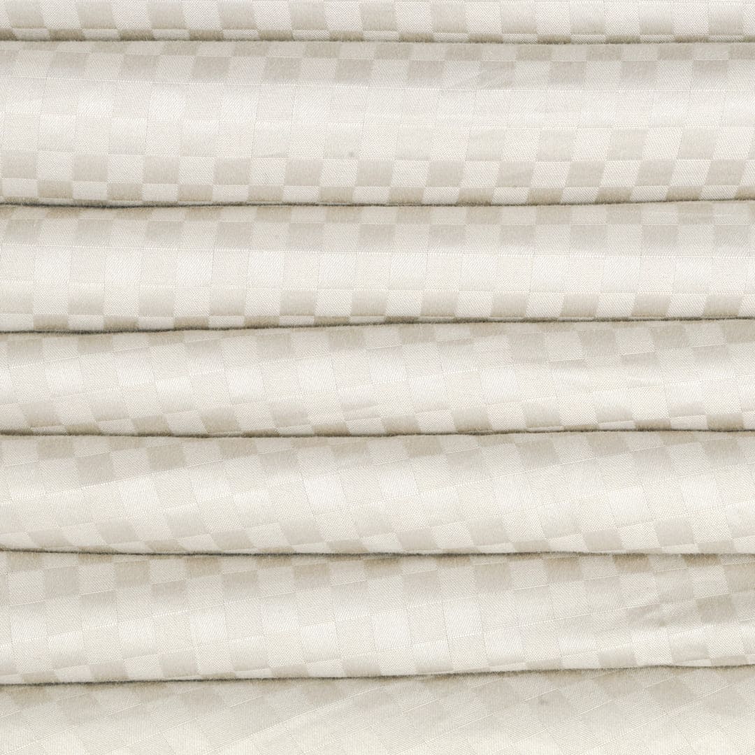 Zeries Egyptian Cotton Jacquard Bedsheets With 2 Pillow Cases & 2 Cushion Covers - Bisque