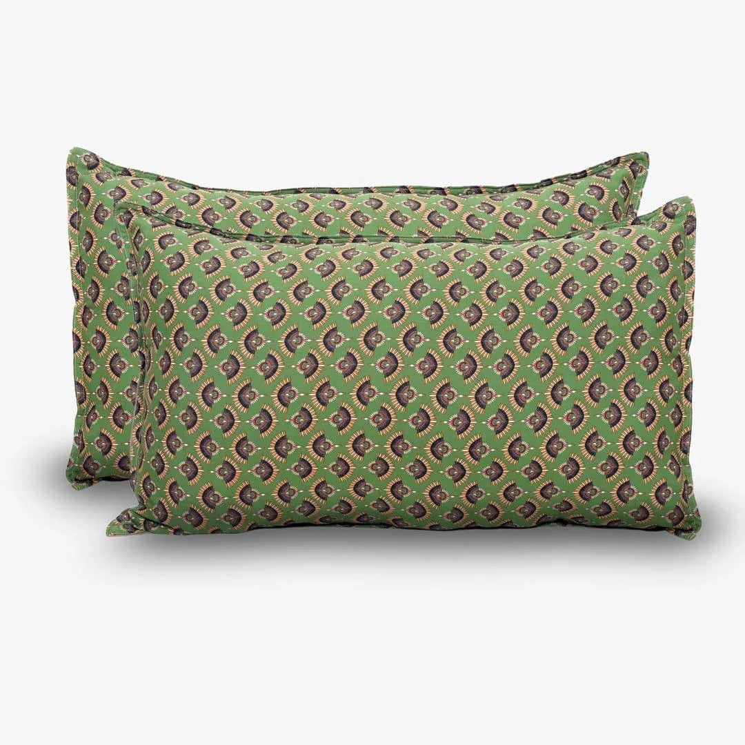 Linen Blend AC Comforter With 2 Pillow Cases and 1 Breakfast Pillow - Vanya (Limited Edition)