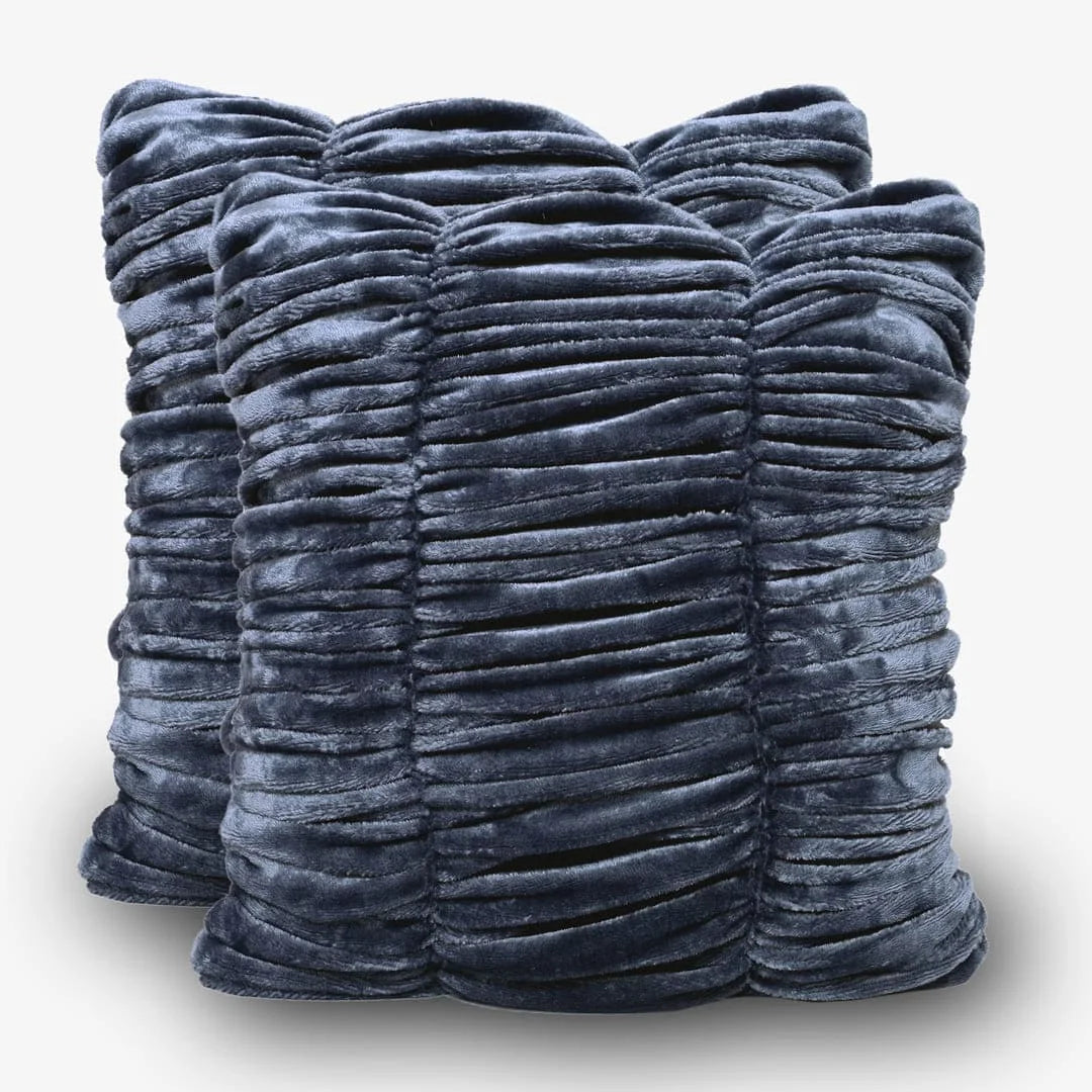 Zarf California King Size Reversible Quilt With 2 Cushion Covers - Sable