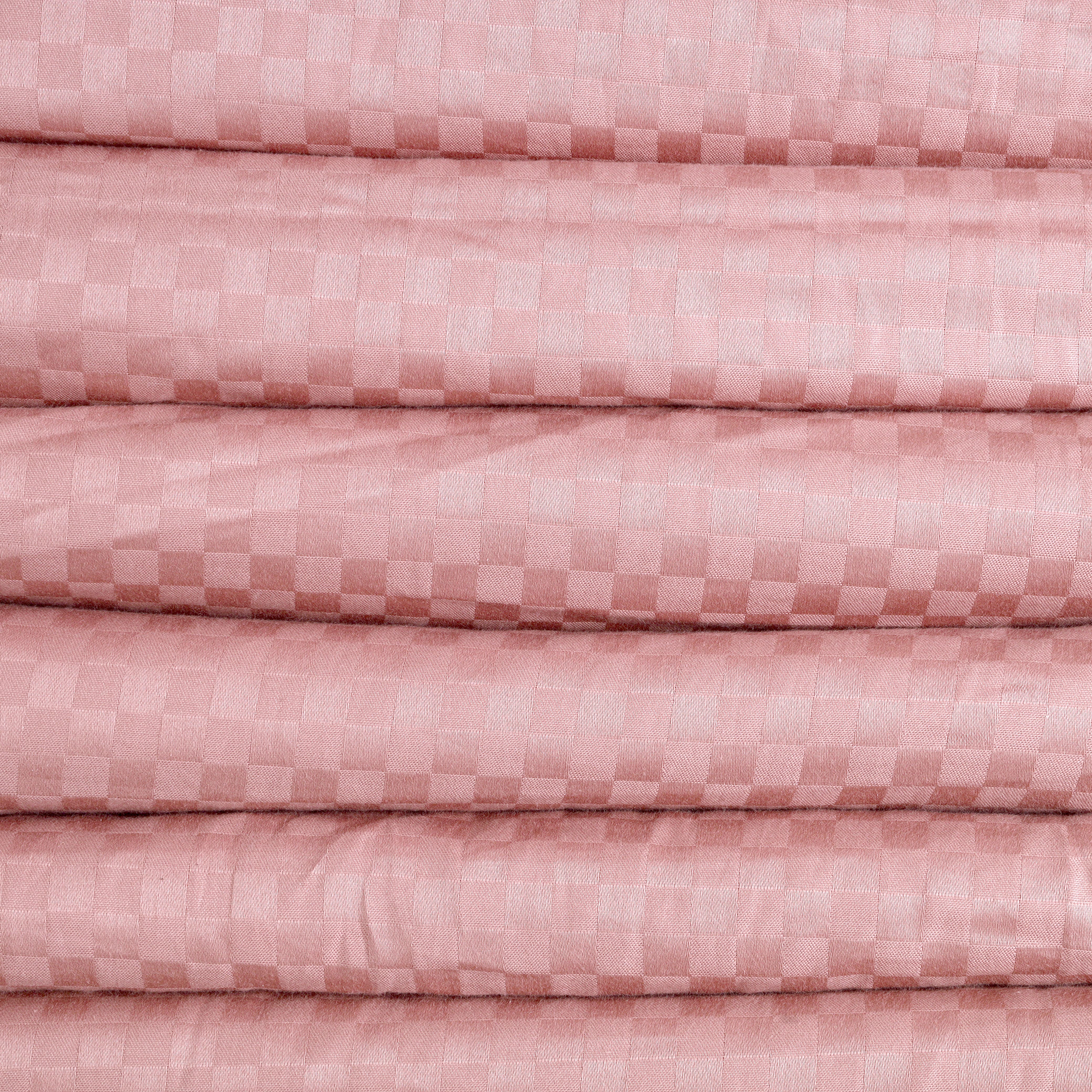Zeries Egyptian Cotton Jacquard Bedsheets With 2 Pillow Cases & 2 Cushion Covers - Petal