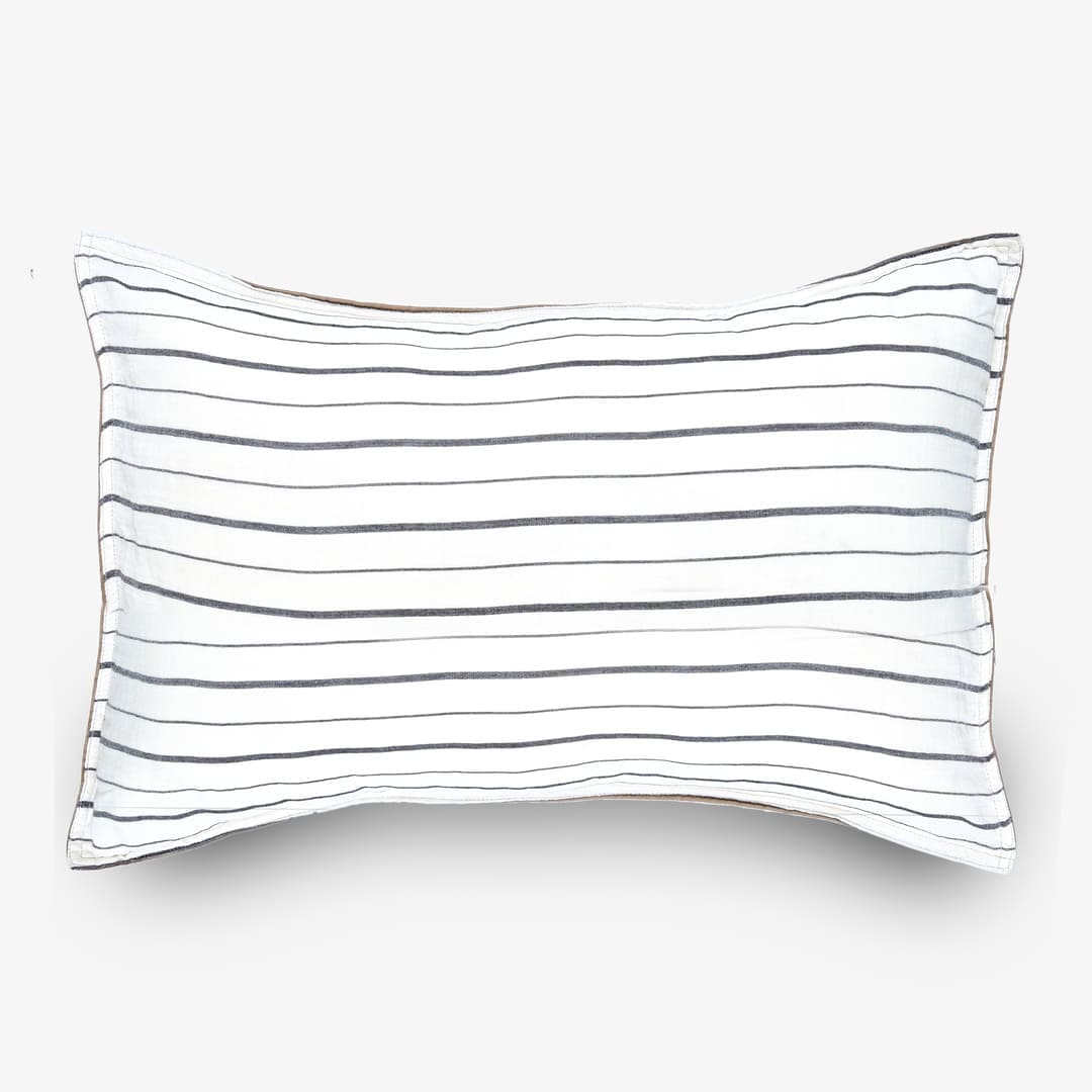 Linen Blend AC Comforter With 2 Pillow Cases and 1 Breakfast Pillow - Arden