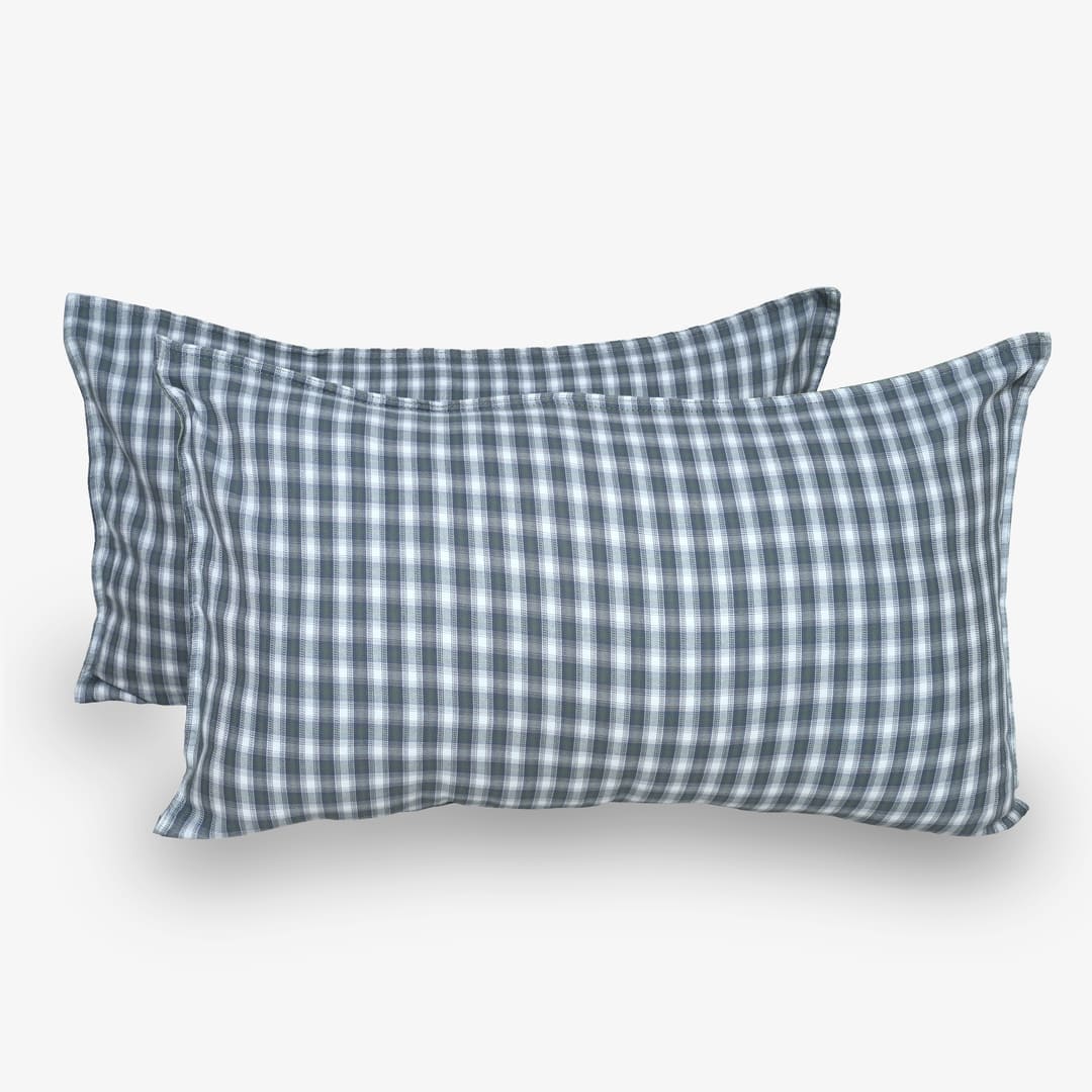 Linen Blend AC Comforter With 2 Pillow Cases and 1 Breakfast Pillow - Nordic