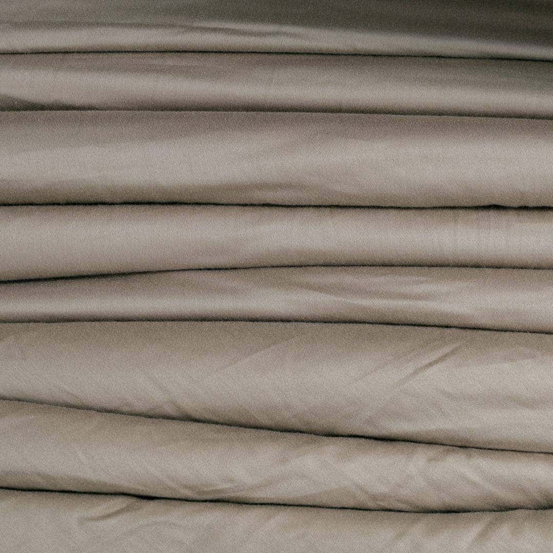 Zeries Egyptian Cotton Bedsheets With 2 Pillow Cases & 2 Cushion Covers - Dove