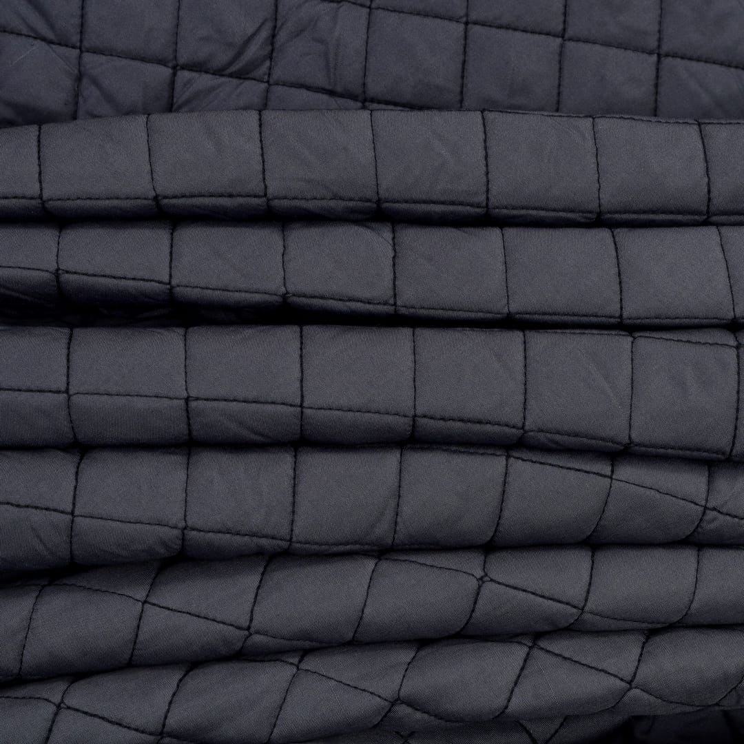 Zarf California King Size AC Comforters With 2 Pillow Cases & 2 Cushion Covers - Noir