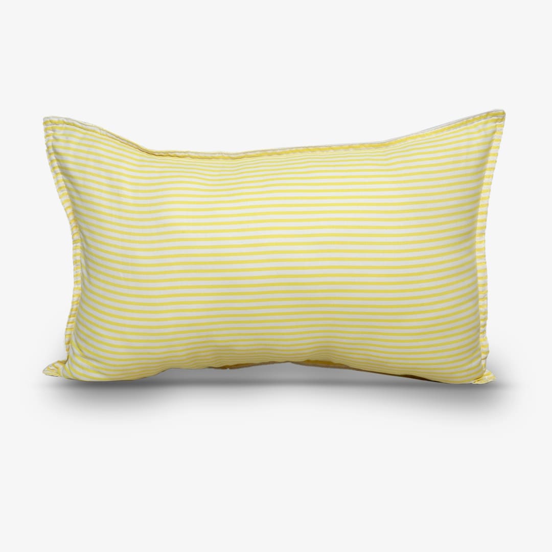 Zarf Linen Blend Bedding Set Of 9 - Limone