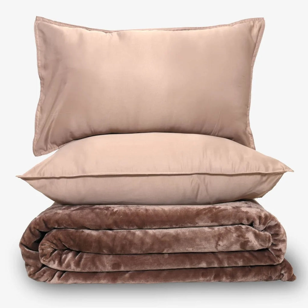 ZARF PREMIUM AC DOHAR FOR SINGLE BED SIZE SET OF 6 - Brownstone