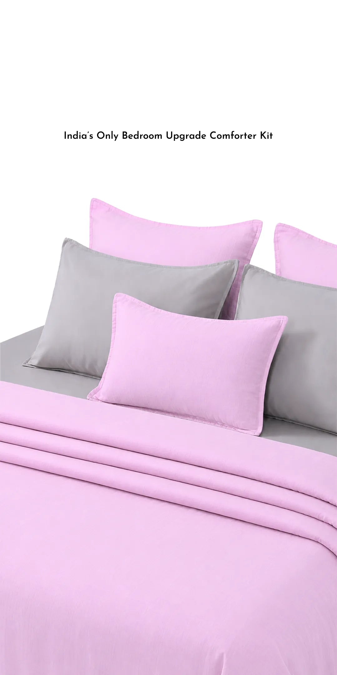 Zarf Linen Blend Bedding Set Of 9 - Promenade