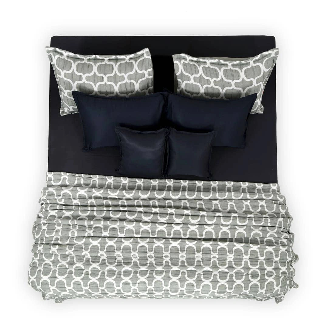 Zarf Plush Cotton AC Comforter For Single Size Bed With 2 Pillow Cases - Earthveil
