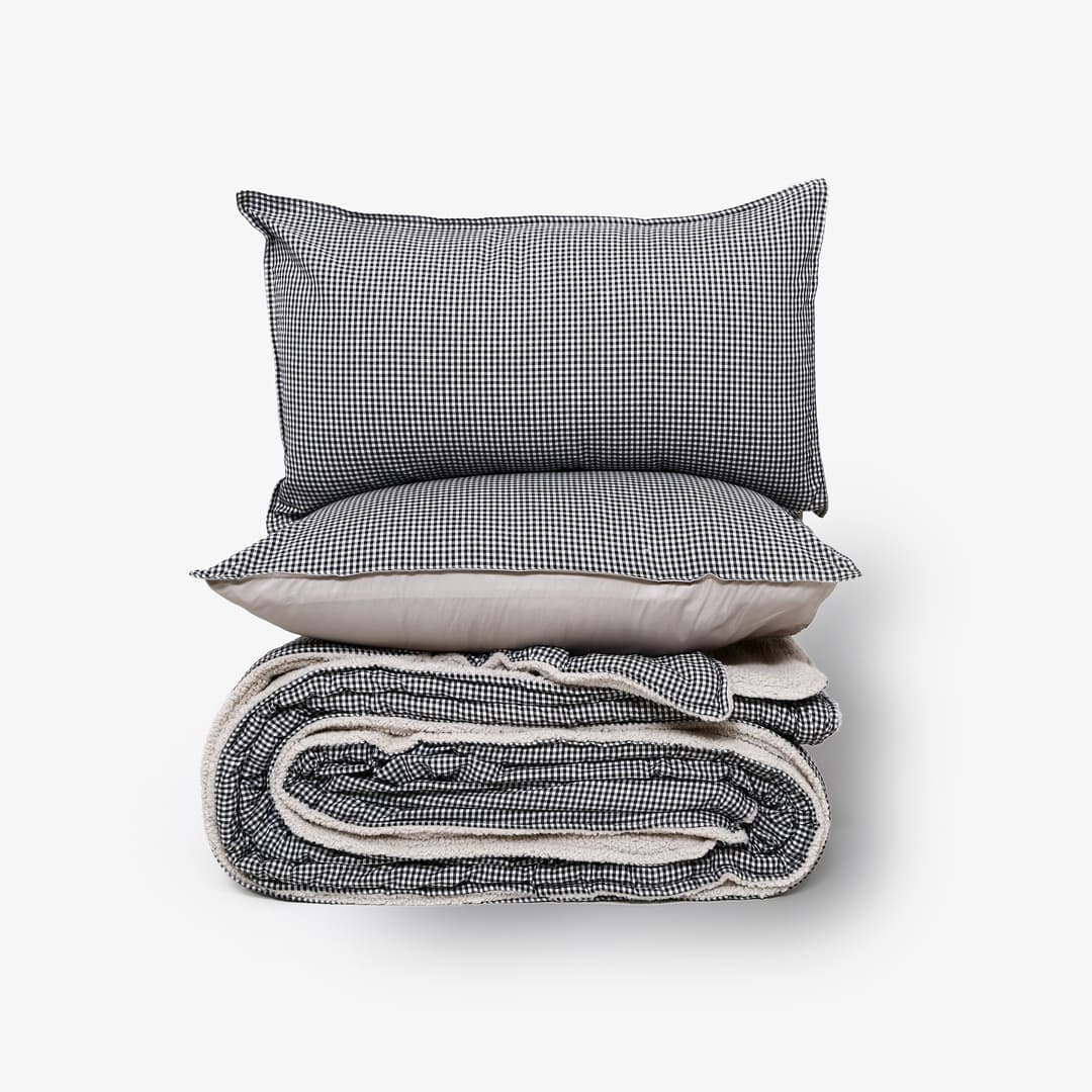 Zarf California King Size Reversible Quilt  - Oxford