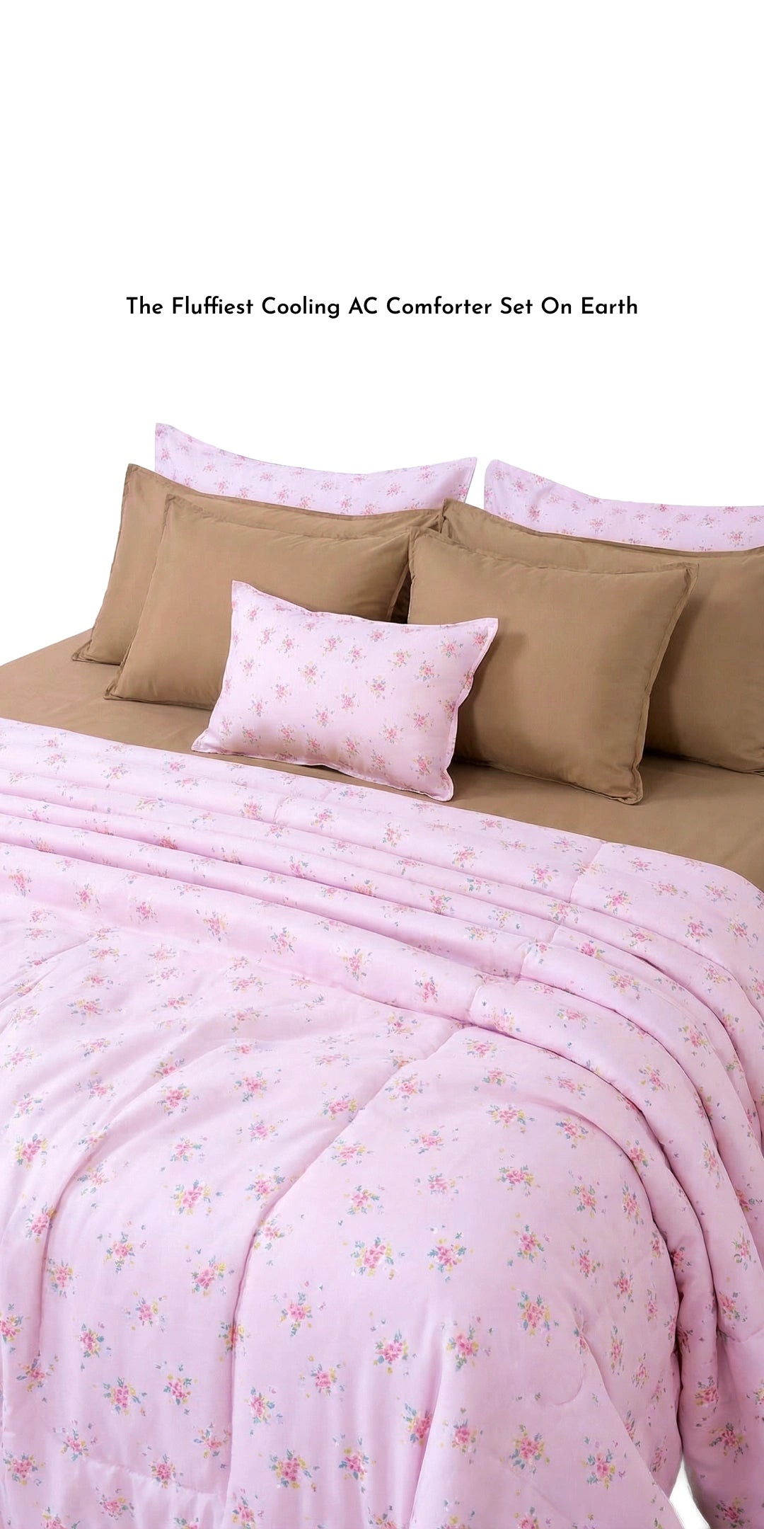 Zarf Linen Blend Bedding Set Of 9 For Single Size Bed - Florinex