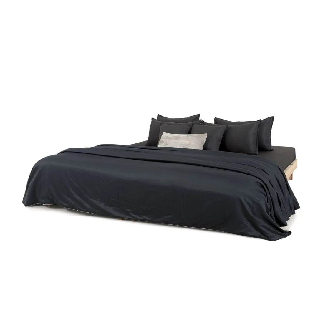 Zarf Premium AC Dohar With Two Pillow Covers & One Breakfast Cushion Cover - Greystone