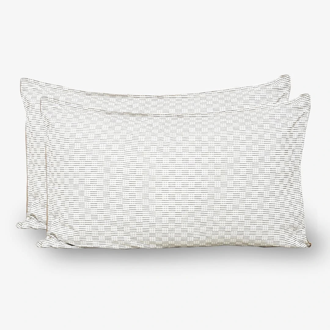 Linen Blend AC Comforter With 2 Pillow Cases and 1 Breakfast Pillow - Arctic