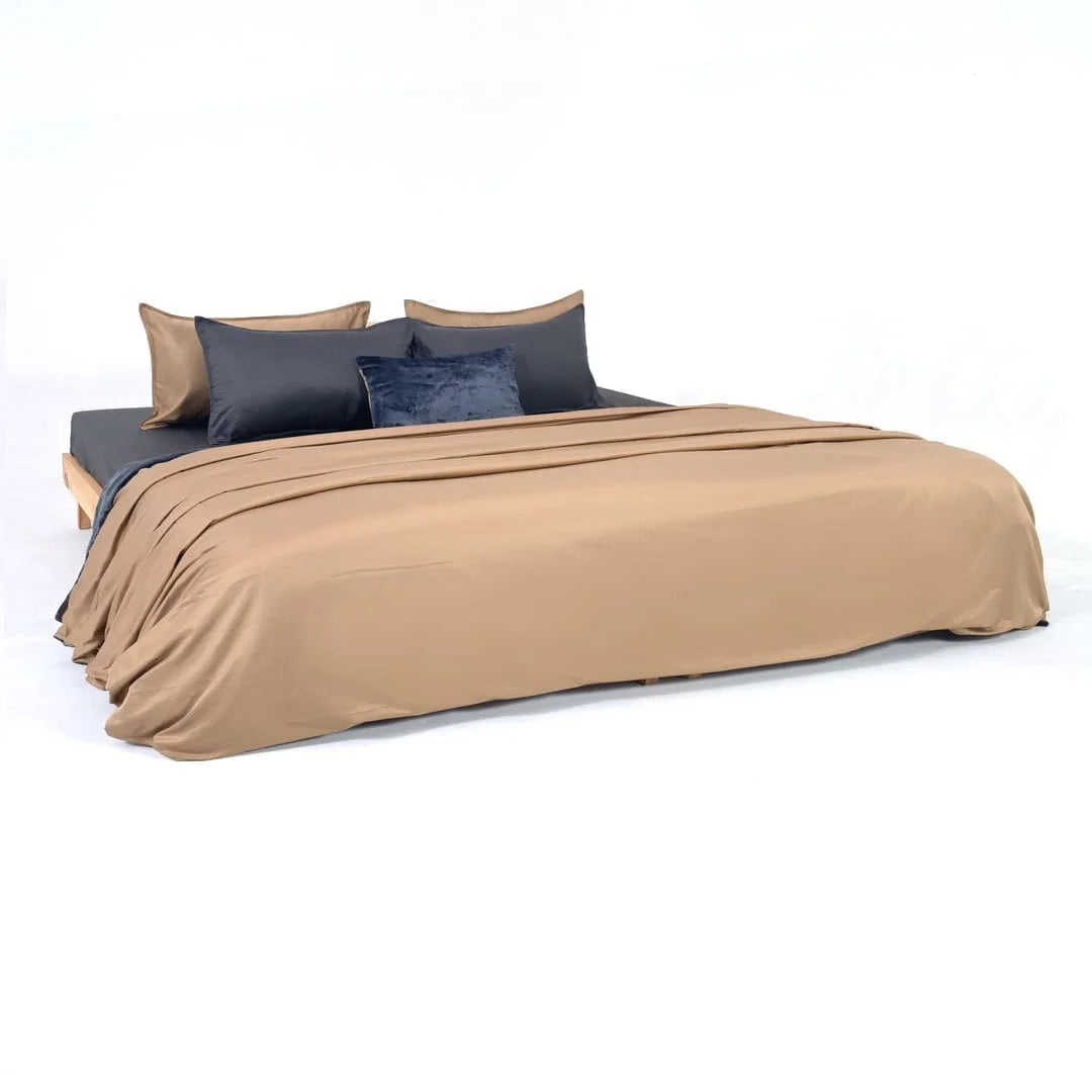 Zarf Premium AC Dohar With Two Pillow Covers & One Breakfast Cushion Cover - Blackstone