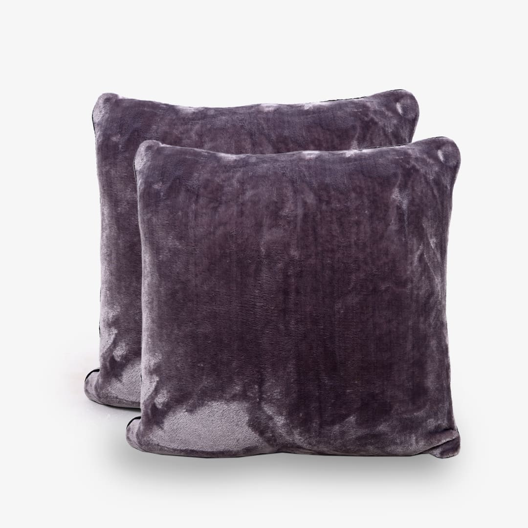 Zarf All-Season Premium AC Blanket With Two Cushion Covers - Mauve