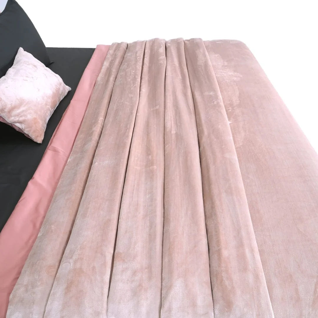 Zarf Premium AC Dohar With Two Pillow Covers & One Breakfast Cushion Cover - Pinkstone