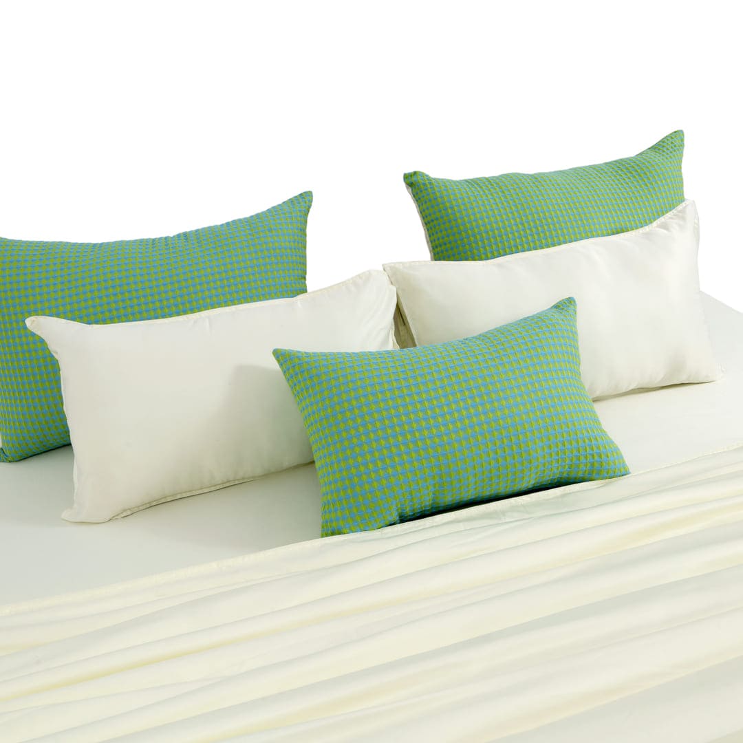 Zarf Italian Staple Weave Bedding Set Of 7- Zyra