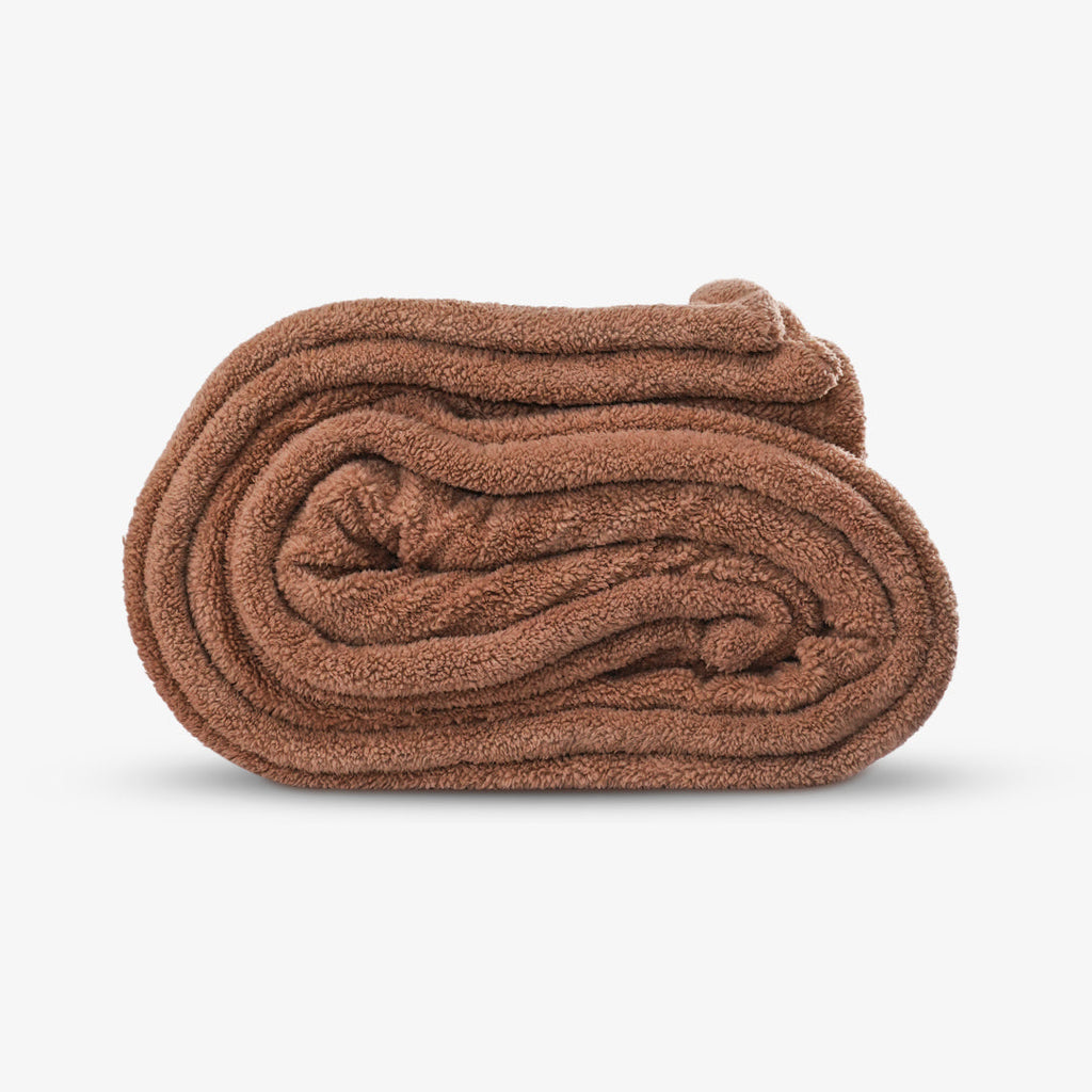 ZARF Faux Shearling Blanket For Single Size Bed| Reversible with Heat Trap Technology