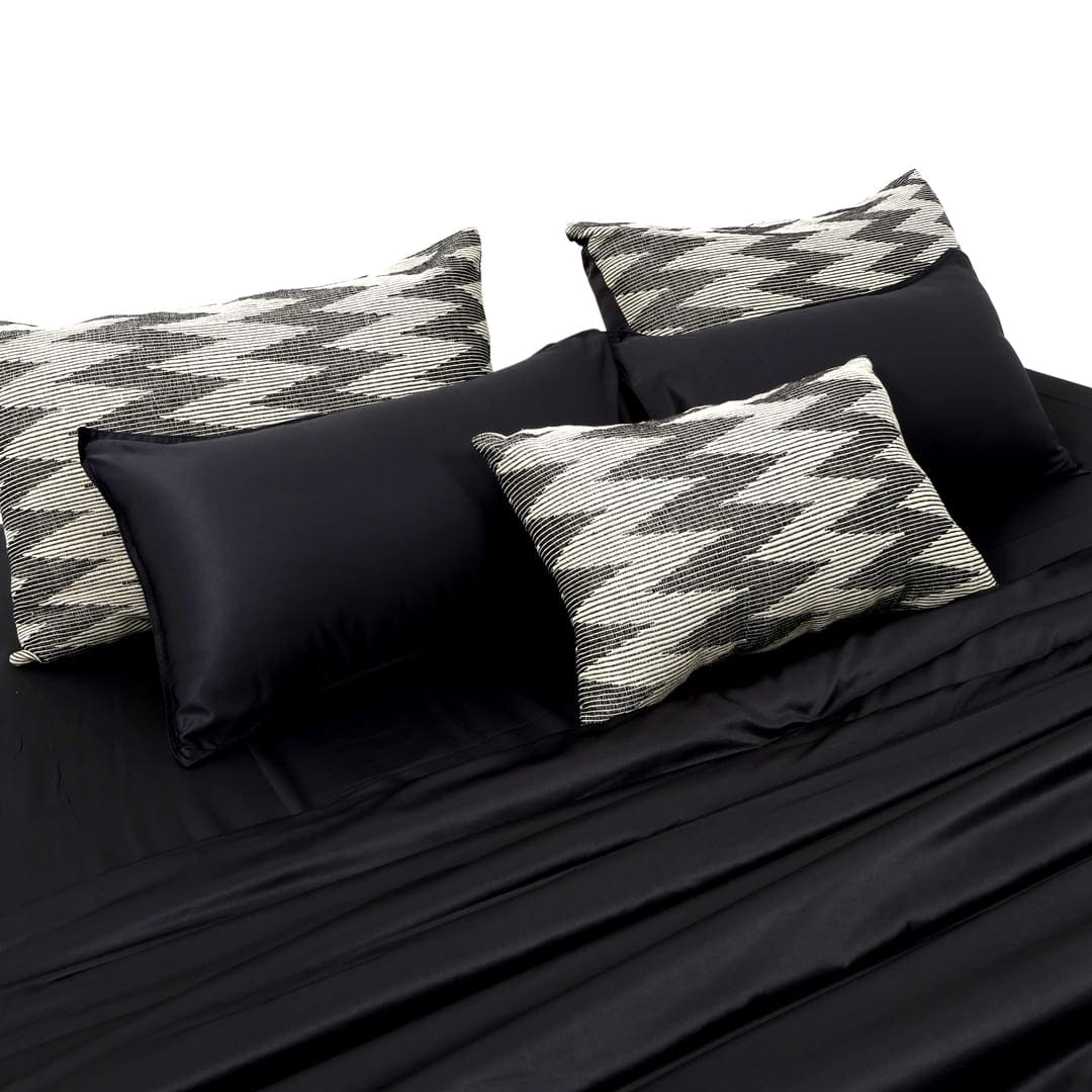 Zarf Italian Staple Weave Bedding Set Of 7- Reine