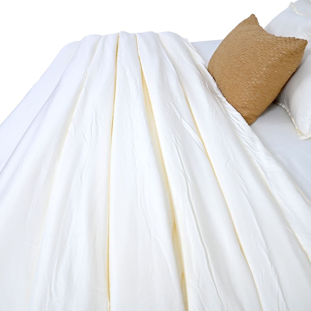 ZARF Italian Staple Weave Comforter With 2 Designer Pillow Cases 1 Breakfast Cushion Cover - Zuri