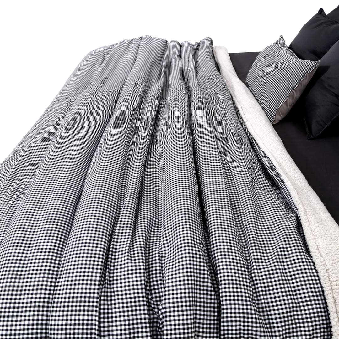 Zarf California King Size Reversible Quilt  - Oxford