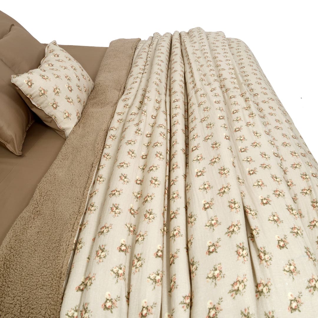 Zarf California King Size Reversible Quilt  - Heritage