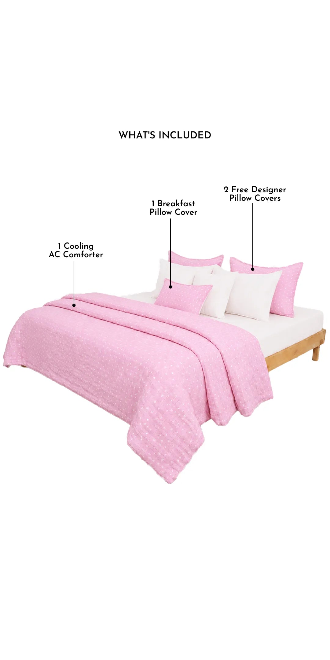 Zarf Luxe Comforter With 2 Pillow Cases and 1 Breakfast Pillow - Étoile