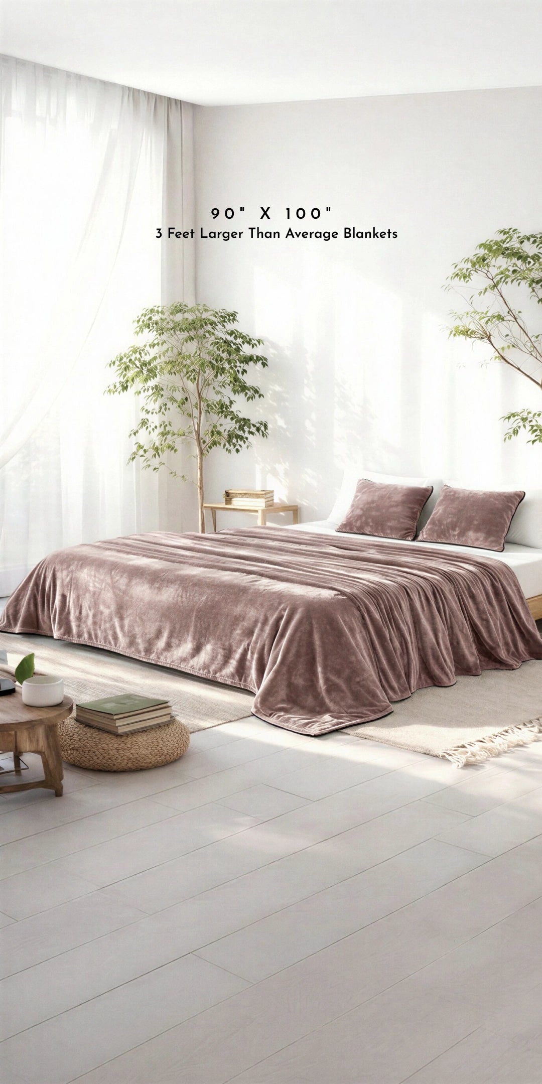 ZARF ALL-SEASON PREMIUM AC BLANKET SET OF 5 - Ecru