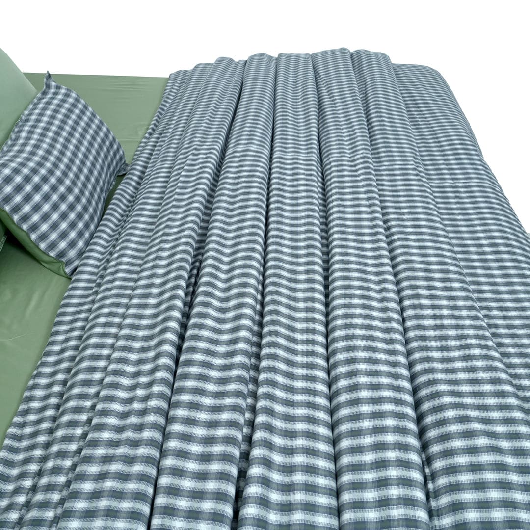 Zarf Linen Blend Bedding Set Of 9 - Nordic