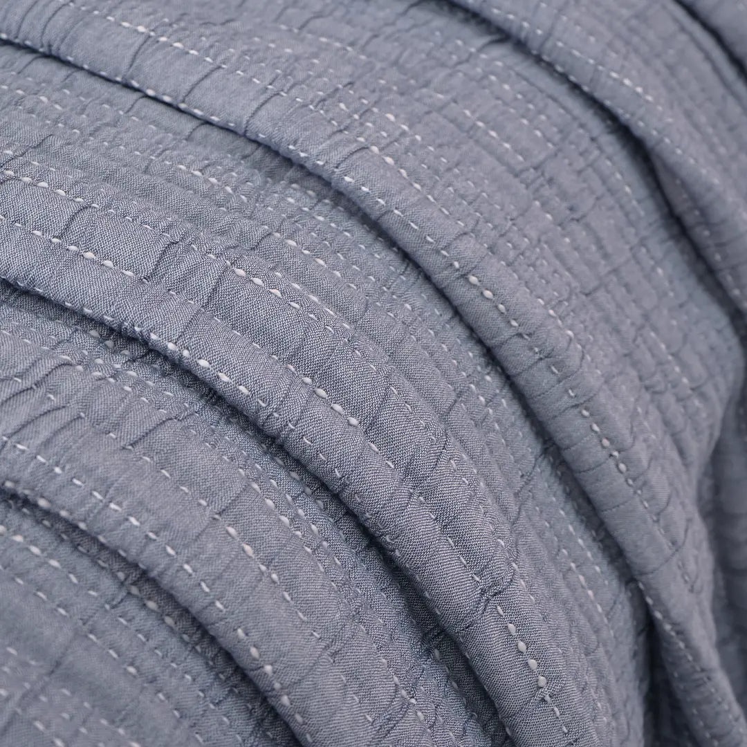 Zarf King Size Pure Cotton Cottage Comforter with 2 Pillowcases and 1 Cushion Cover - Dreamtide
