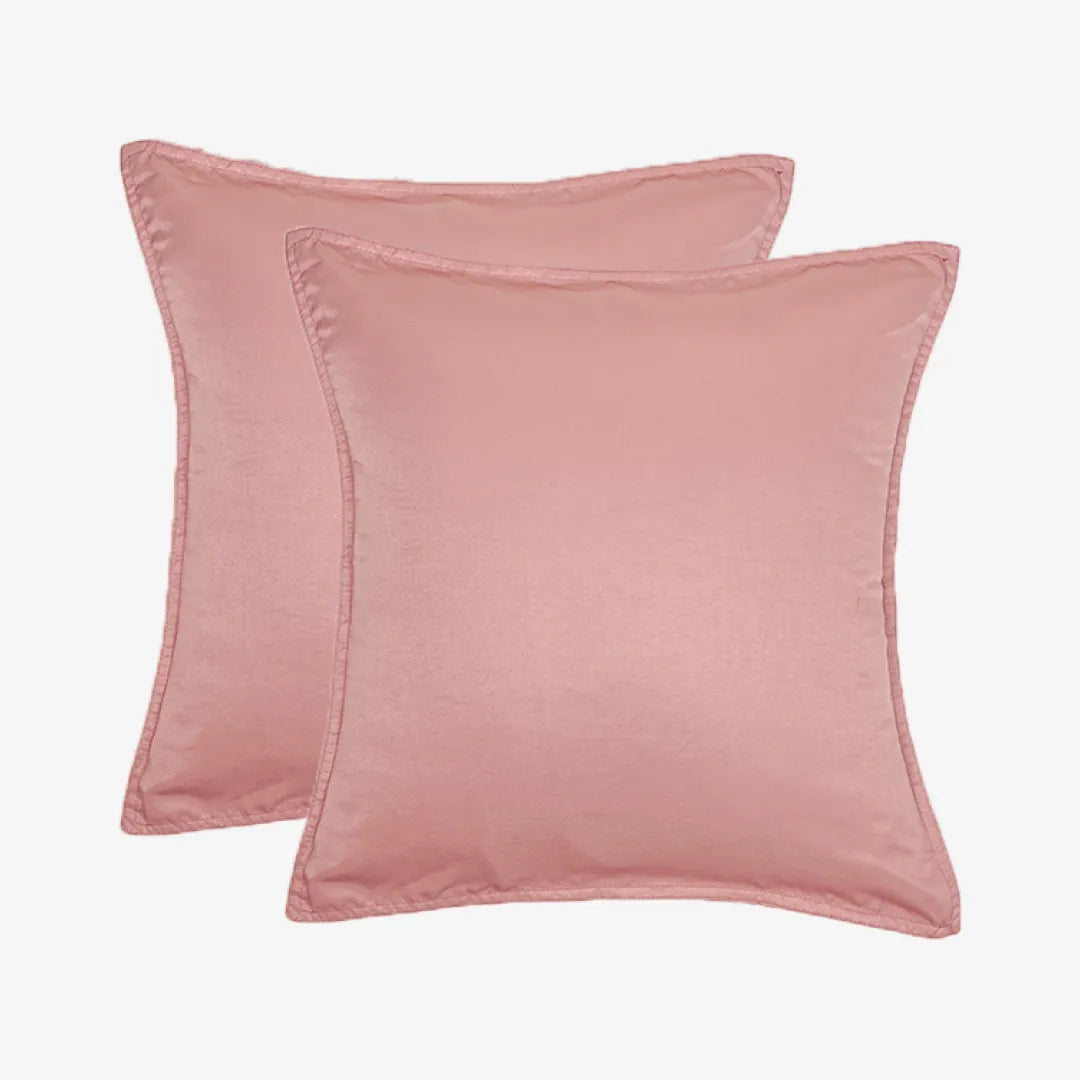 Italian Weave Cushion Covers- Set Of 2 - Pink