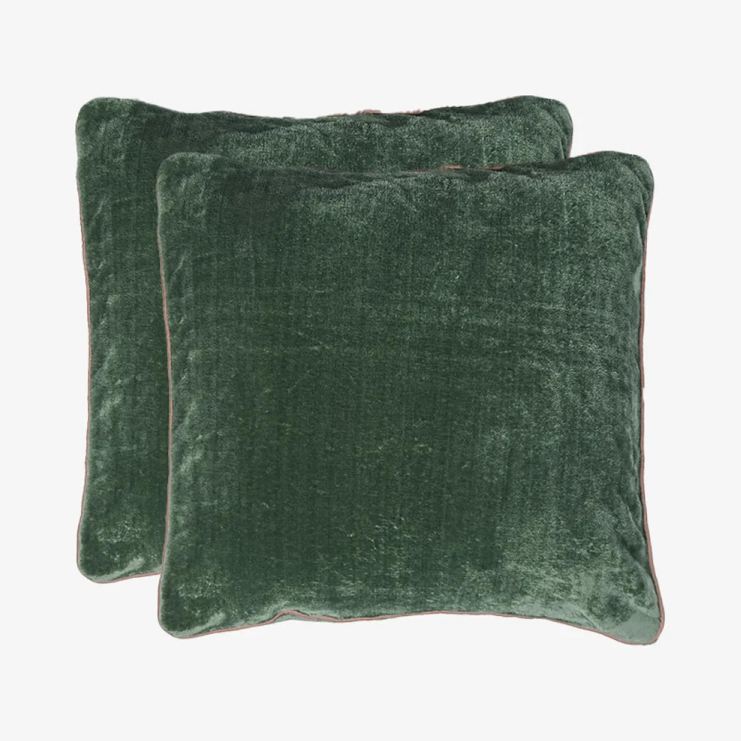 AC Blanket Cushion Covers-Set of 2 - Greener pastures