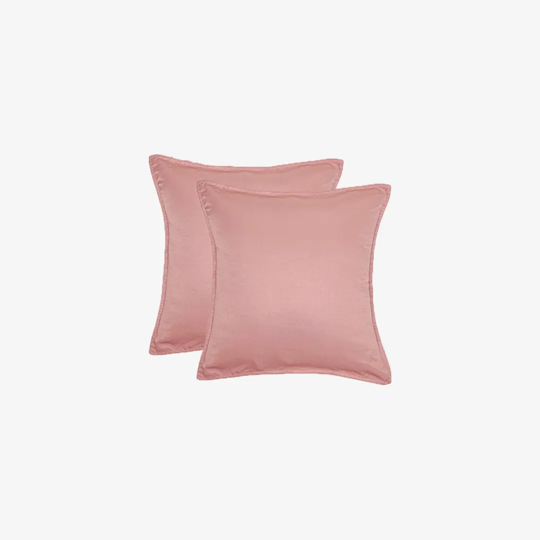 Italian Weave Cushion Covers- Set Of 2 - Pink