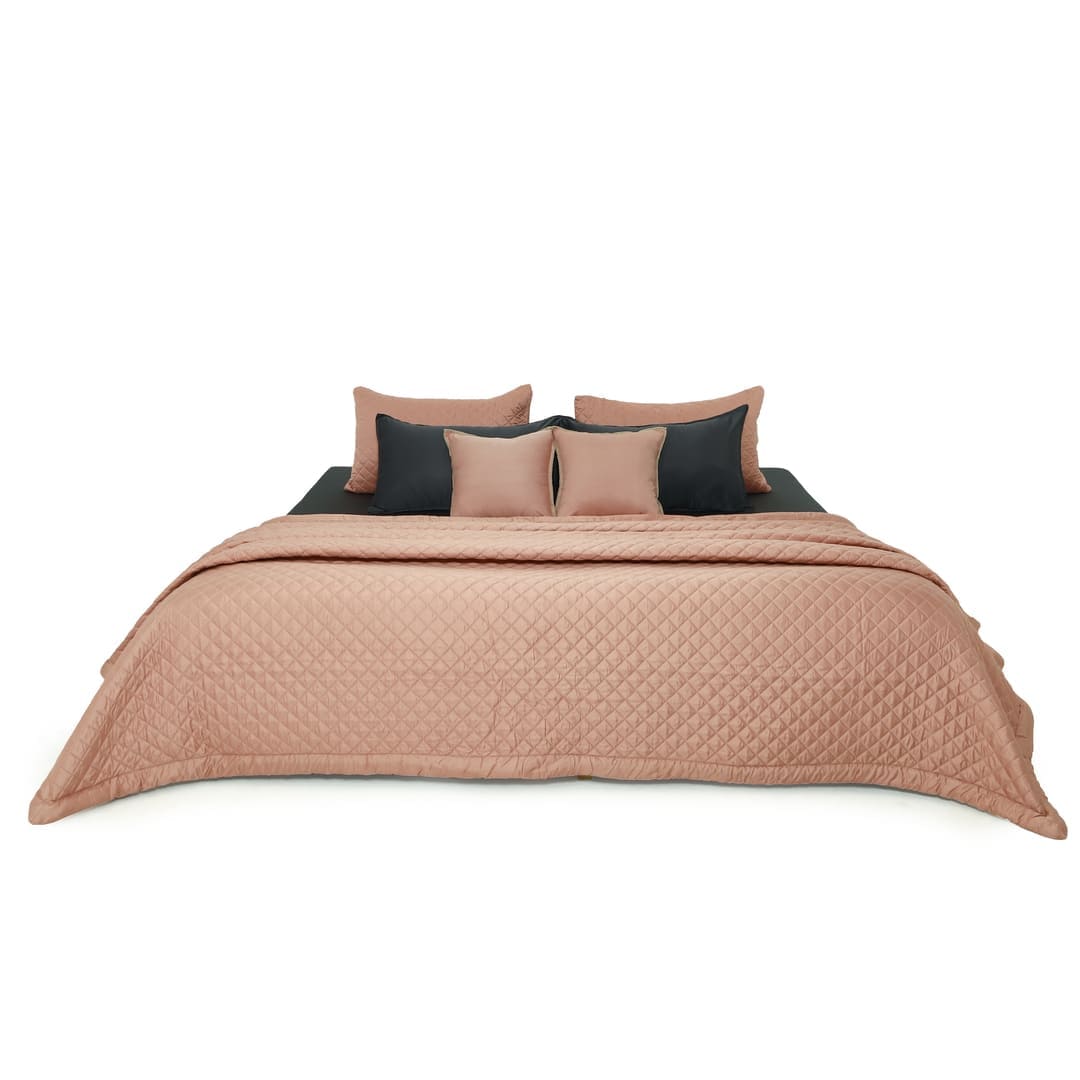 Zarf AC Comforters For Single Size Bed With 2 Pillow Cases & 2 Cushion Covers - Sakura