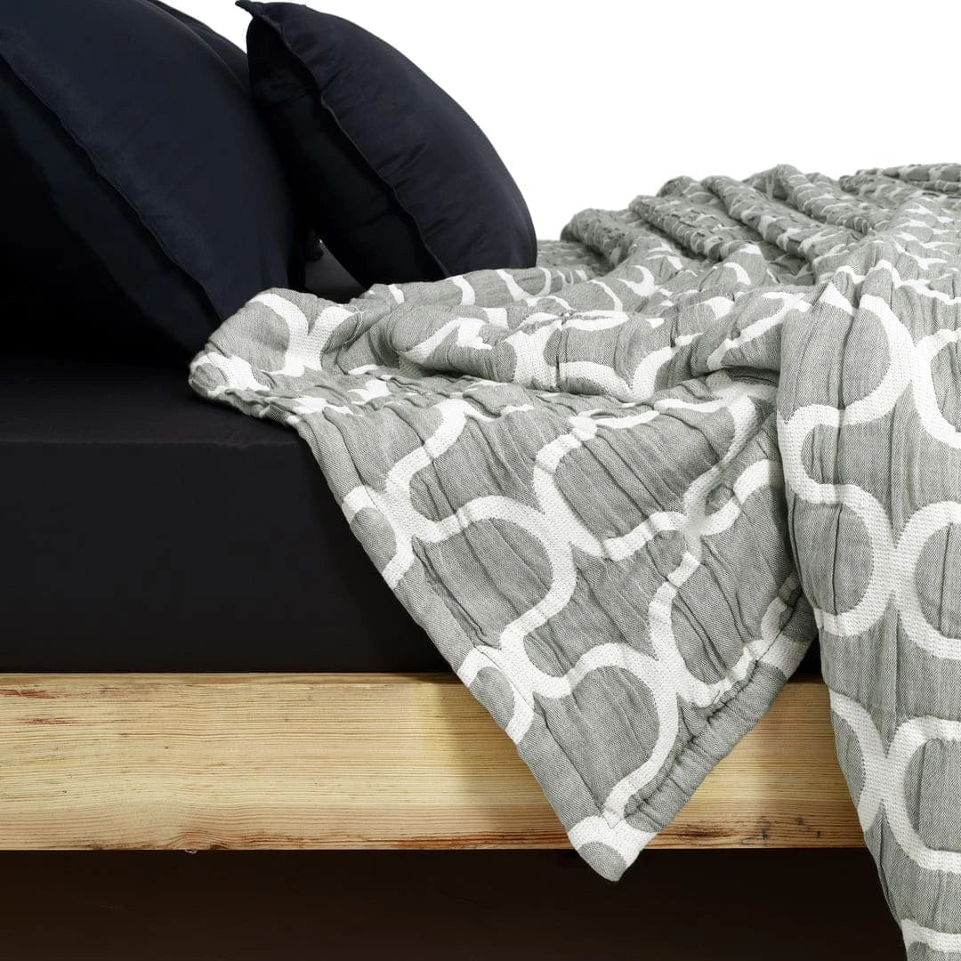 Zarf Plush Cotton AC Comforter For Single Size Bed With 2 Pillow Cases - Earthveil
